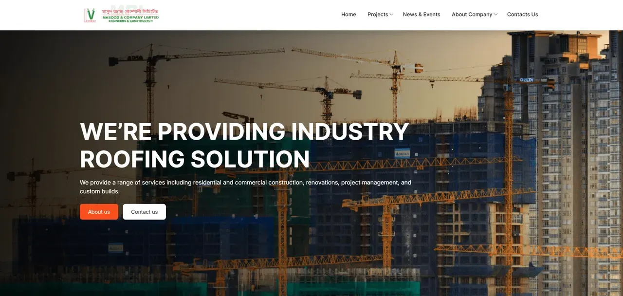 Screenshot of MCL Group — Corporate Group Website